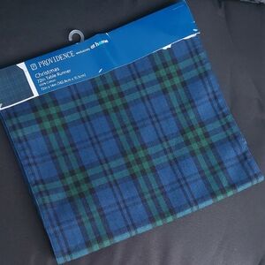Providence Blue and Green Plaid Table Runner